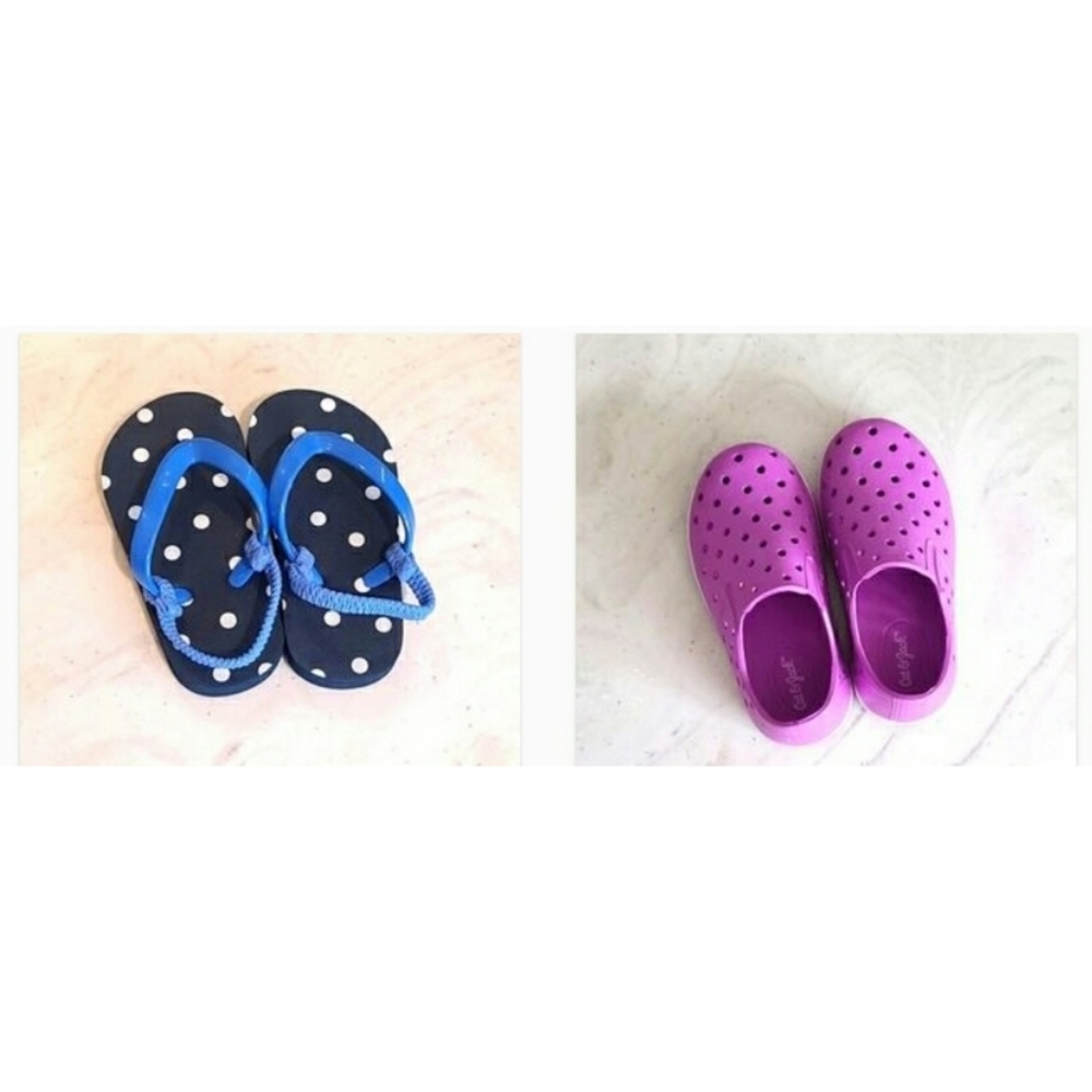 2 pairs of Cat &Jack Toddler Summer Sandals